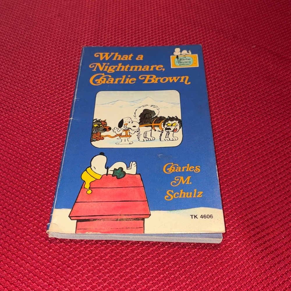 “What a Nightmare Charlie Brown!” Paperback Book